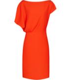 Reiss Yen - Womens Draped Dress In Orange, Size 4