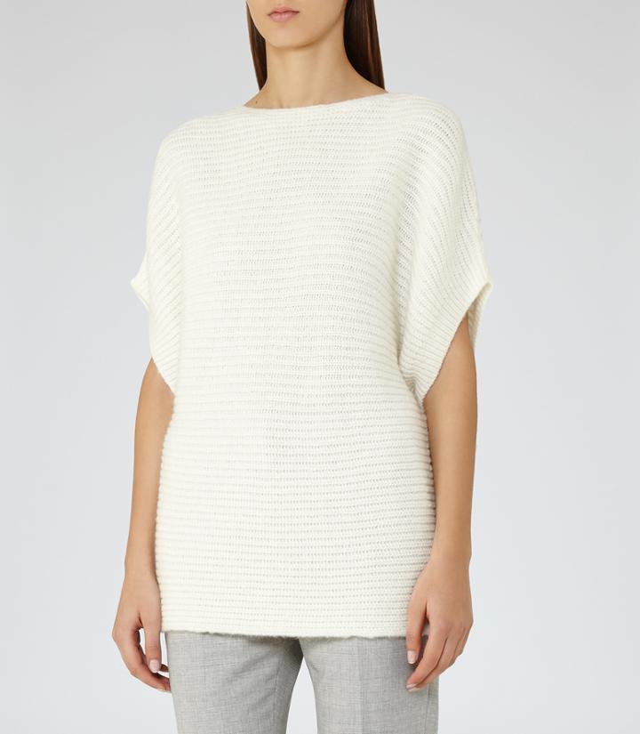 Reiss Hula - Womens Short Sleeved Jumper In Brown, Size M