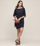 Reiss Lorni - Jersey Tie-side Dress In Blue, Womens, Size 2