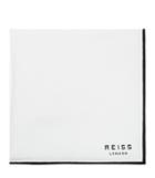 Reiss Moon - Mens Silk Pocket Square In White