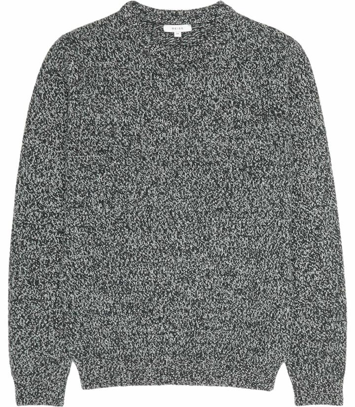 Reiss Horton - Mens Twisted Yarn Jumper In Green, Size Xs