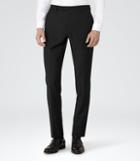 Reiss George T - Mens Slim-fit Tailored Trousers In Black, Size 30