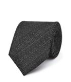 Reiss Ceremony - Mens Textured Silk Tie In Black