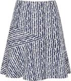 Reiss Gilly Textured Jacquard Skirt