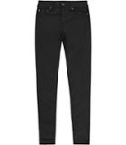 Reiss Stevie Coated - Womens Coated Skinny Jeans In Black, Size 24