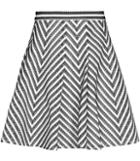 Reiss Sandra - Womens Stripe-print Skirt In White, Size 4