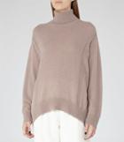 Reiss Daveen - Womens Cashmere Roll-neck Jumper In Brown, Size S