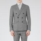 Reiss Mauro - Mens Concealed Placket Shirt In Grey