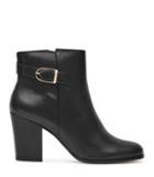 Reiss Mason - Womens Buckle-strap Boots In Black, Size 3