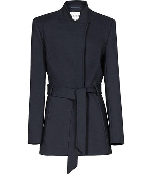 Reiss Porter Seam Detail Fitted Coat
