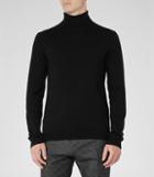 Reiss Observe - Rollneck Jumper In Black, Mens, Size M