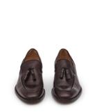 Reiss Pete - Mens Leather Tasselled Loafers In Black, Size 8