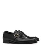 Reiss Kolster - Buckle-detail Leather Shoes In Black, Mens, Size 8