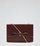 Reiss Farah Bow-front Bag