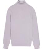 Reiss Tribal - Mens Ribbed-knit Roll-neck Jumper In Red, Size Xs
