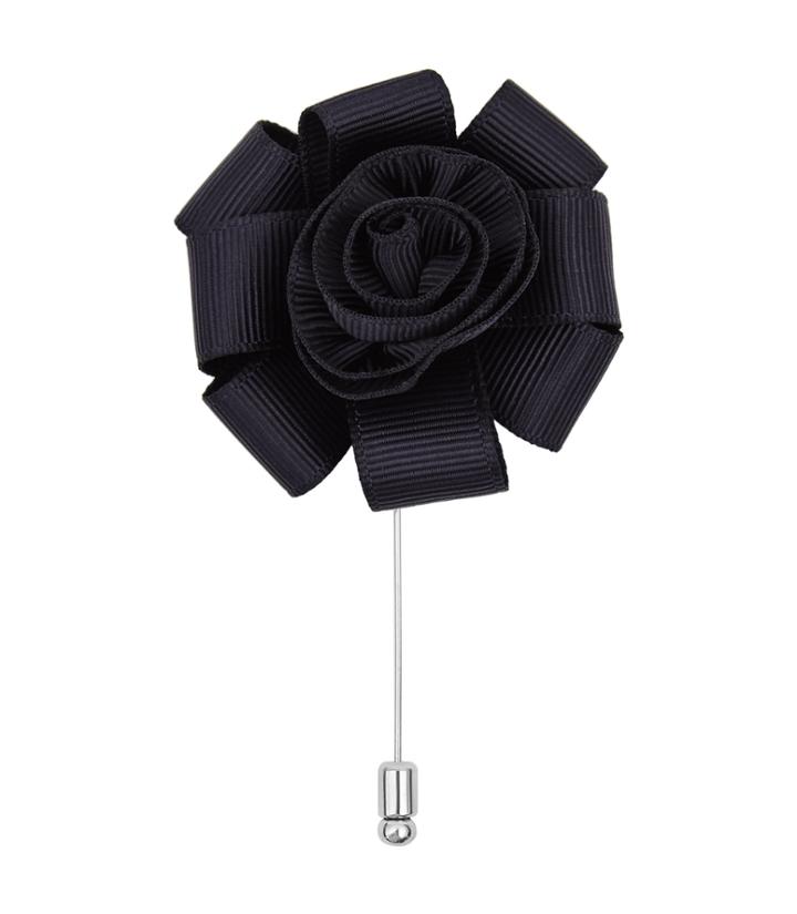 Reiss Fern - Mens Flower Dress Pin In Blue