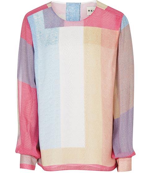 Reiss Melody Button Back Top
