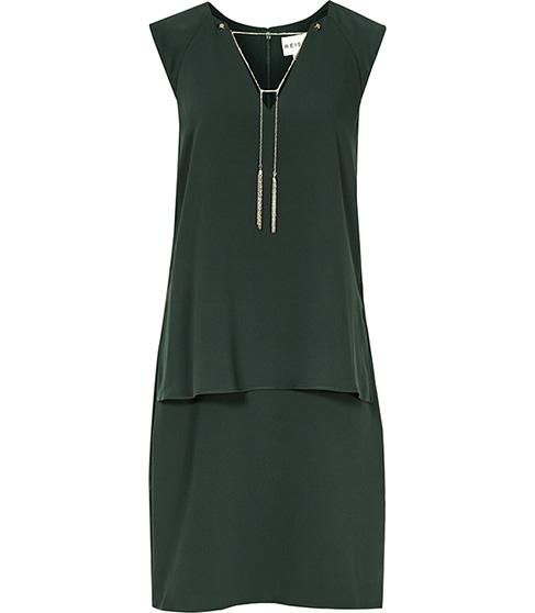 Reiss Blaze Metallic Detail Dress