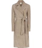 Reiss Yuki Suede Trench Coat
