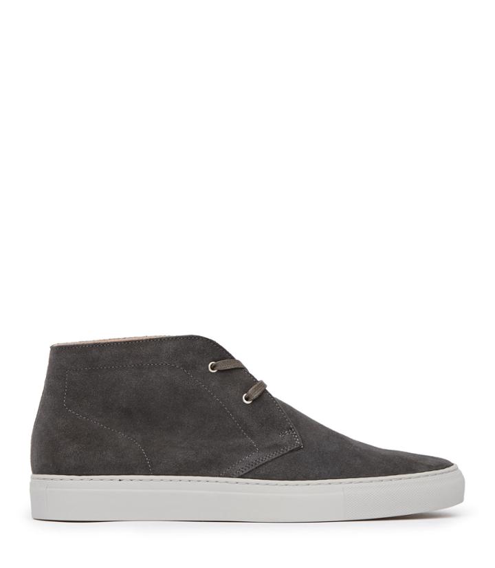 Reiss Dylon - Mens Suede Chukka Boots In Grey, Size 7