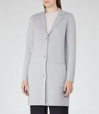 Reiss Talula - Womens Longline Cardigan In Blue, Size S