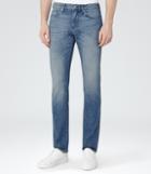 Reiss Gunther - Mens Light Wash Jeans In Blue, Size 30
