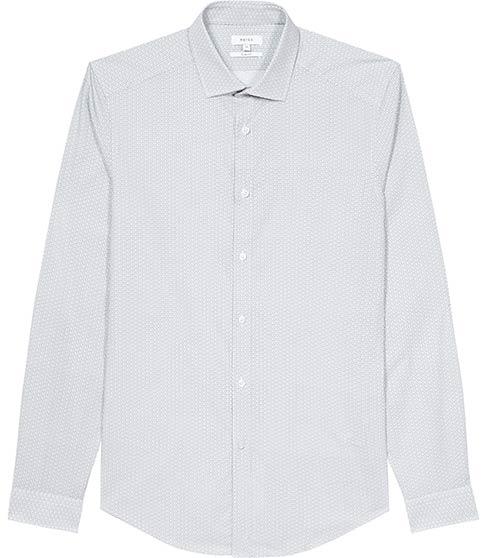 Reiss Halo Micro Dot Shirt