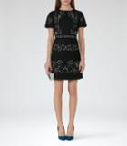 Reiss Tinley - Lace Dress In Black, Womens, Size 0