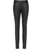 Reiss Freya - Womens Stretch Leather Leggings In Black, Size 4