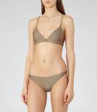 Reiss Indie T - Womens Clip-front Bikini Top In Red, Size Xs