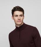 Reiss Whitehall - Merino Zip Jumper In Red, Mens, Size S