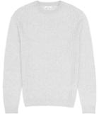 Reiss Hugo - Mens Cable-knit Jumper In Grey, Size Xs