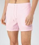 Reiss Seaside - Mens Striped Swim Shorts In Pink, Size Xs