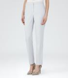 Reiss Harloe Trouser - Slim-leg Trousers In Blue, Womens, Size 0