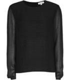 Reiss Romy - Womens Pleat-front Top In Black, Size 4