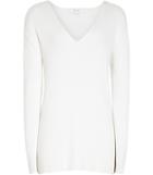 Reiss Harlow - Womens Rib-detail Jumper In White, Size Xs