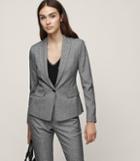 Reiss Hampstead Jacket - Single-breasted Blazer In White, Womens, Size 0