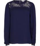 Reiss Tilly Lace-detail Top
