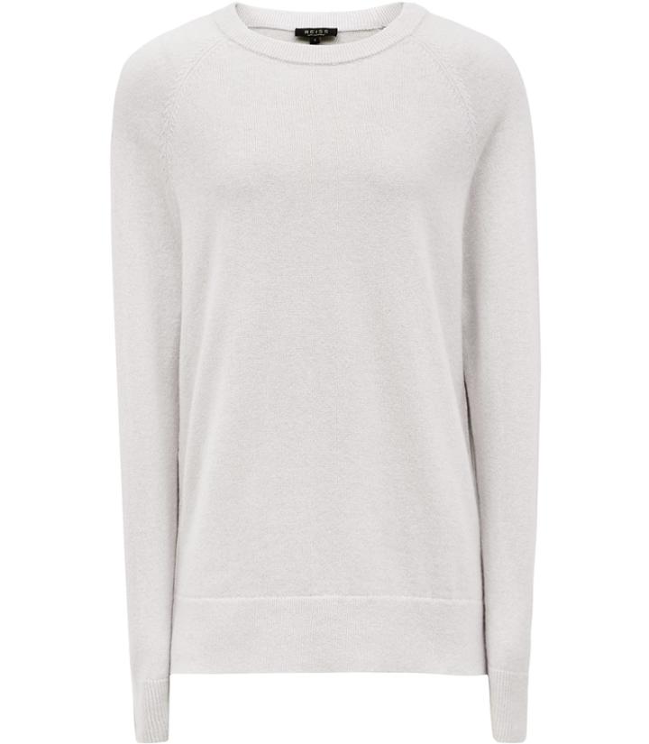 Reiss Brook - Womens Cashmere Jumper In Grey, Size Xs