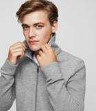 Reiss Dover - Zip-front Knitted Jacket In Grey, Mens, Size S