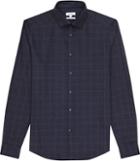 Reiss Darlin - Mens Slim Checked Shirt In Blue, Size Xs