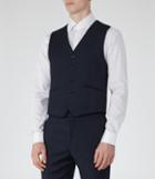 Reiss Monarch W - Mens Modern-fit Waistcoat In Blue, Size 36