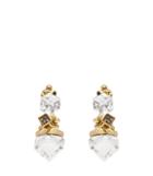 Reiss Xena - Womens Pendant Earrings With Crystals From Swarovski In Yellow, Size One Size