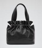 Reiss Lark Leather And Metal Tote