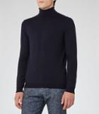 Reiss Observe - Rollneck Jumper In Blue, Mens, Size S