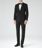Reiss Mayfair - Mens Peak Lapel Tuxedo In Black, Size 42