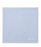 Reiss Moon - Silk Pocket Square In Blue, Mens