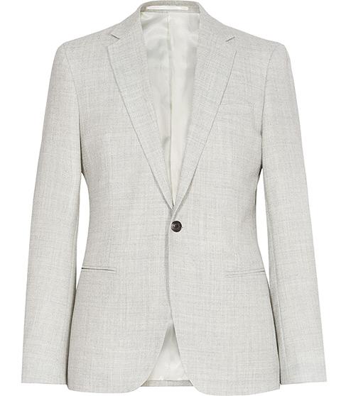Reiss Elliot Wool Open Weave Blazer