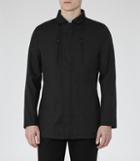 Reiss Toronto - Mens Zipped Collared Jacket In Black, Size S