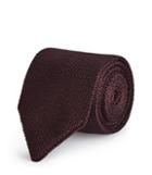 Reiss Canter - Knitted Silk Tie In Red, Mens
